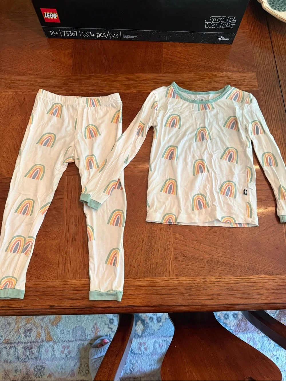 Kyte Baby Wasabi Rainbow LS PJs